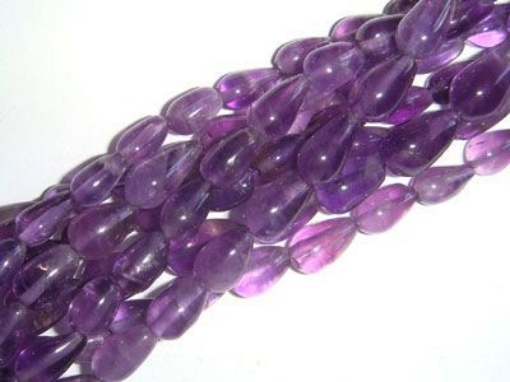 Amethyst Top Drill Drop Beads