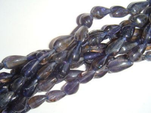 Iolite Top Drill Drop Beads