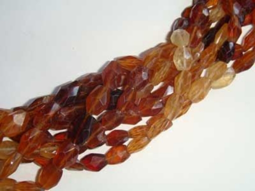 Hessonite Faceted Oval