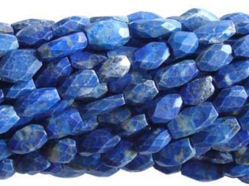Lapis Faceted Oval