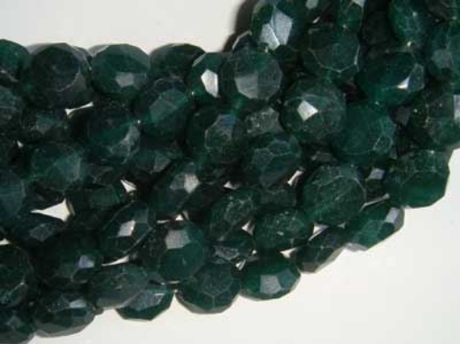 Green Aventurine Faceted Coin