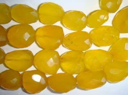 Chalcy Yellow Faceted Tumble