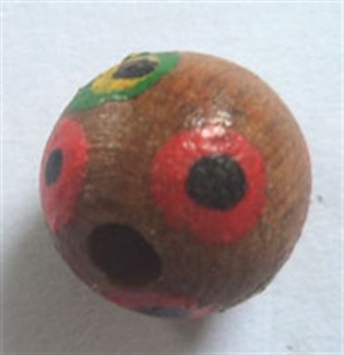 Wooden Painted Beads