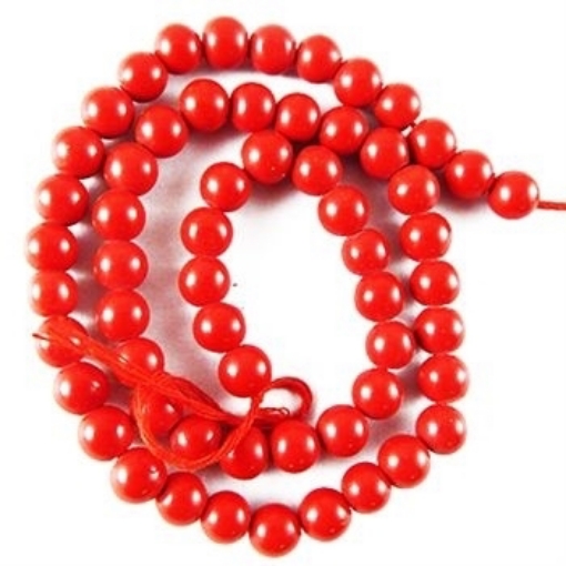 Red Coral 5mm Beads