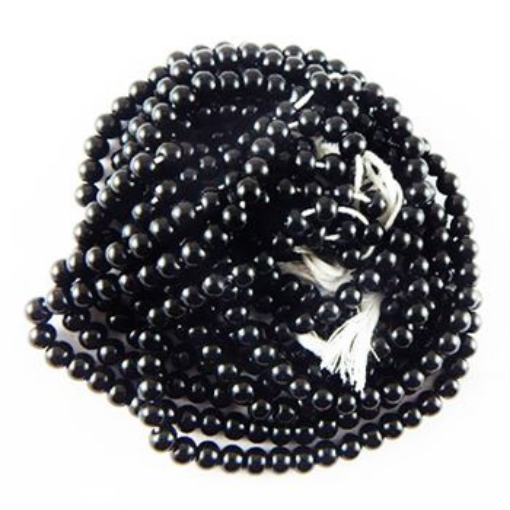 Black Stone 7mm Beads