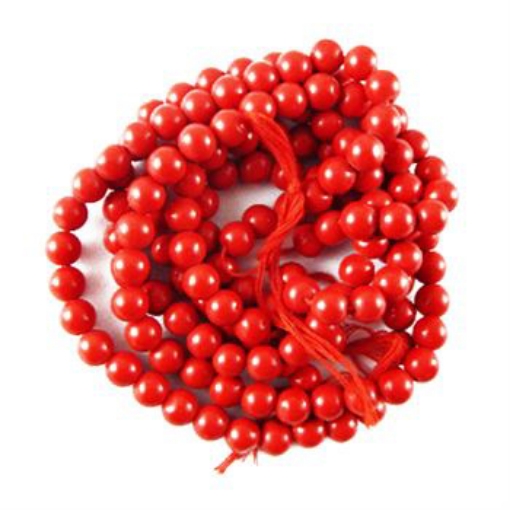 Red Coral 7mm Beads