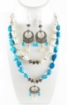 Tumble Beads Necklace and Earrings Set