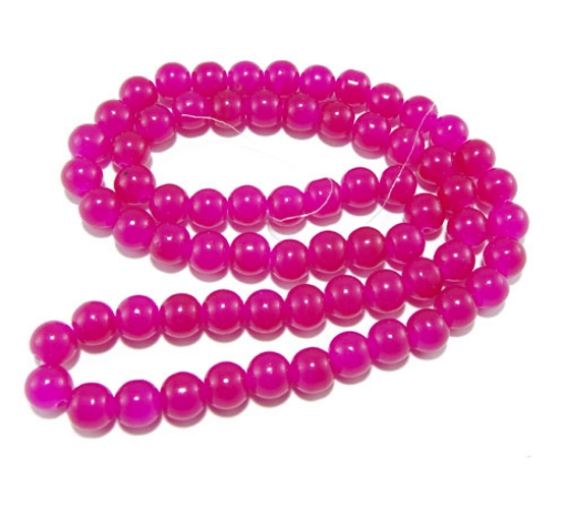 Glass Mala Beads 10mm Round