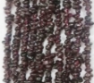 Garnet chips beads