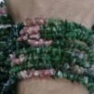 Green Tourmaline chips beads