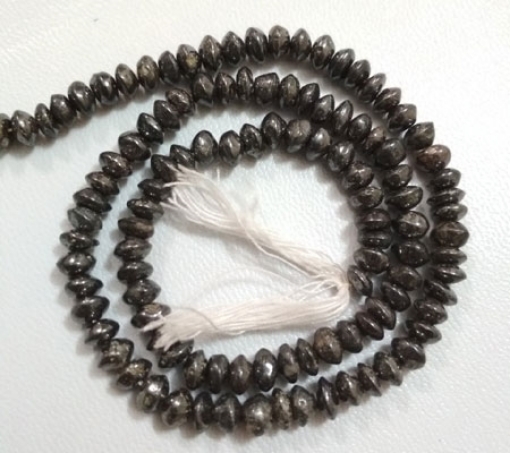 Hematite rondelle beads