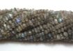 Labradorite rondelle beads