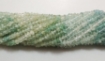Multi Aquamarine rondelle beads