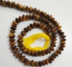 Tigereye rondelle beads