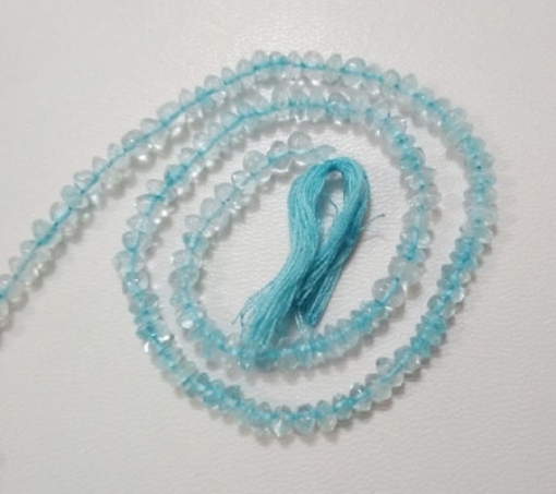 Topaz (Dyed) rondelle beads