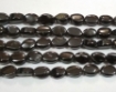 Black Spinel Oval Beads