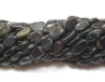 Black Tigereye Oval Beads
