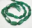 Green Jade (Dyed) Oval Beads