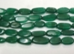 Green Jade (Dyed) Oval Beads