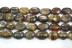 Multi Tigereye Oval Beads