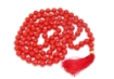 Red Coral Mala : 108+1 Beads Knotted Mala