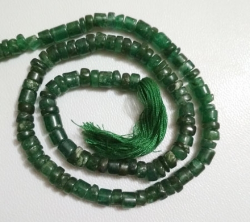 Green Aventurine Tyre Beads