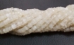 White Moonstone Tyre Beads