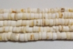 White Opal Tyre Beads