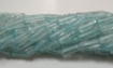 Blue Topaz (crystal dyed) tube beads