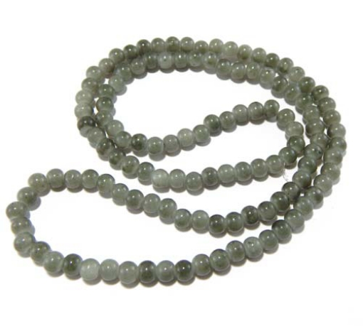 Glass Mala Beads 6mm Round