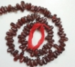 Picture of Garnet side drilled drop beads
