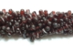 Picture of Garnet side drilled drop beads