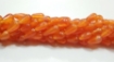 Picture of Carnelian top drilled drop beads