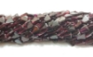 Garnet triangle beads
