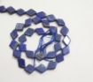 Lapis Lazuli Diamond Beads