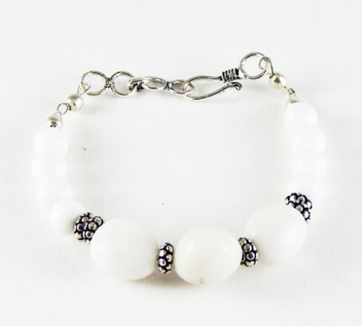 White Agate Bracelet
